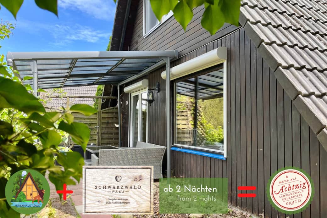 A Frame Ferienhaus im Schwarzwald mit Seeblick