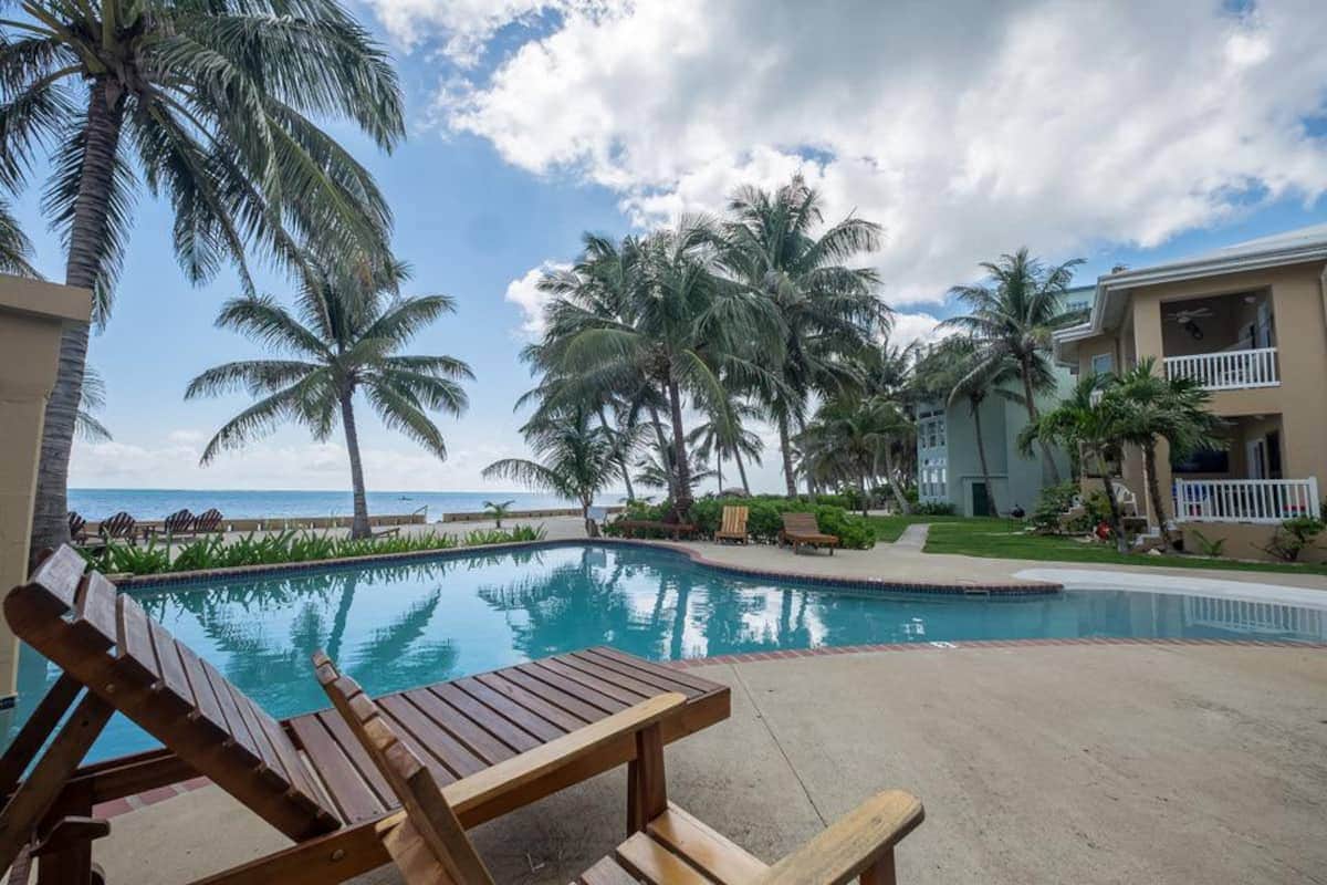 Pool is shared among the property and the Pool Bar