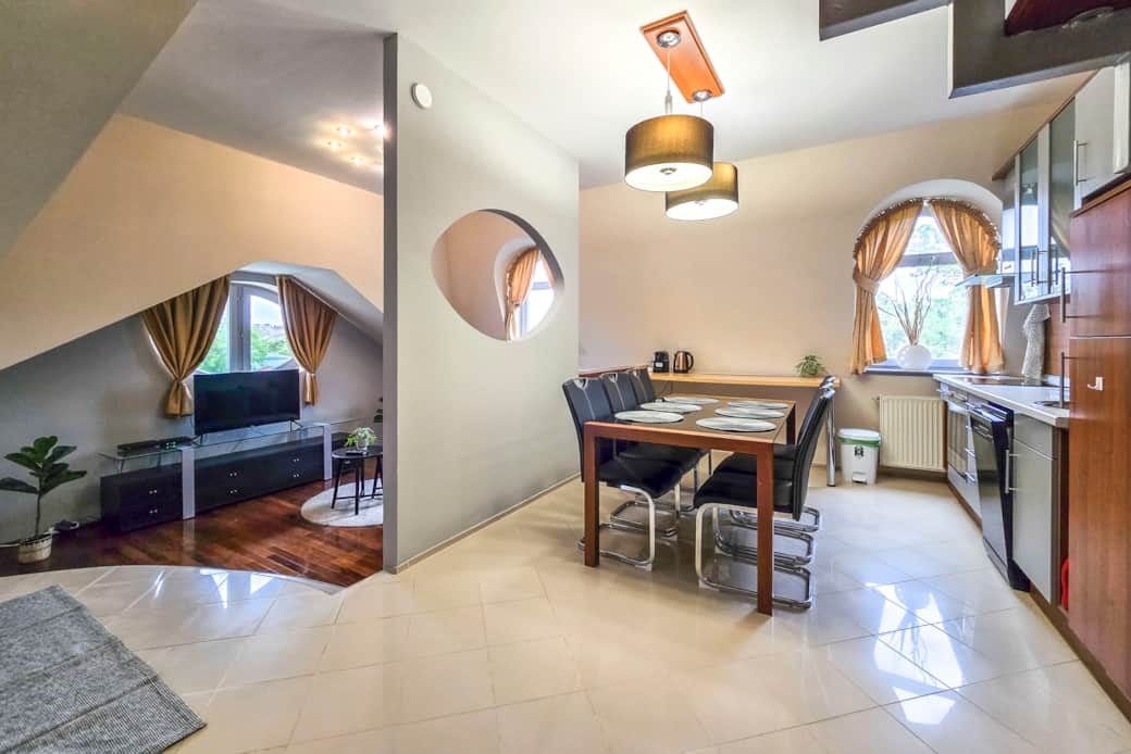 Kitchen and Living room