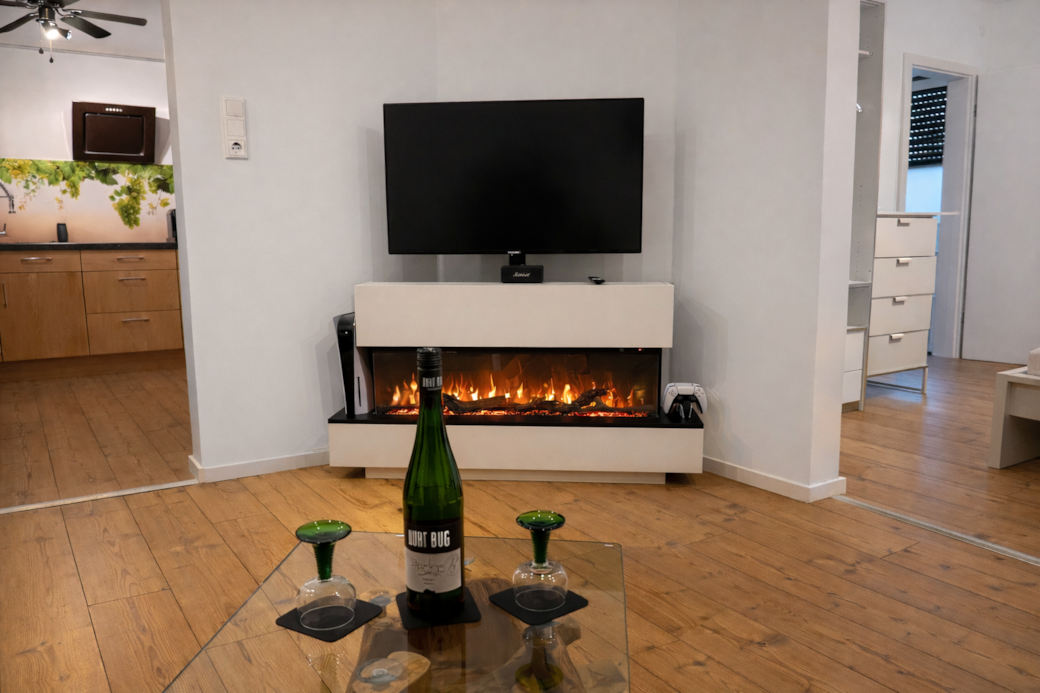 Kamin im Wohnzimmer