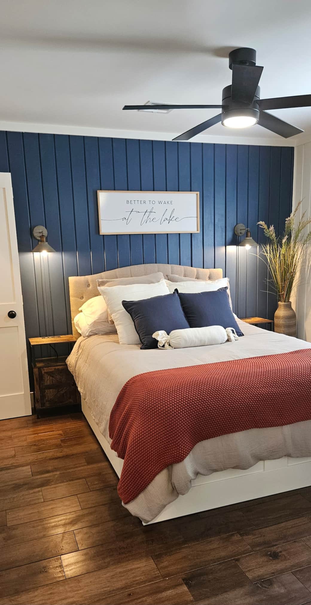 Bedroom | Queen Bed | Smart 50" TV | Fan | Robes Bedroom | Queen Bed | Smart 50" TV | Fan | Robes