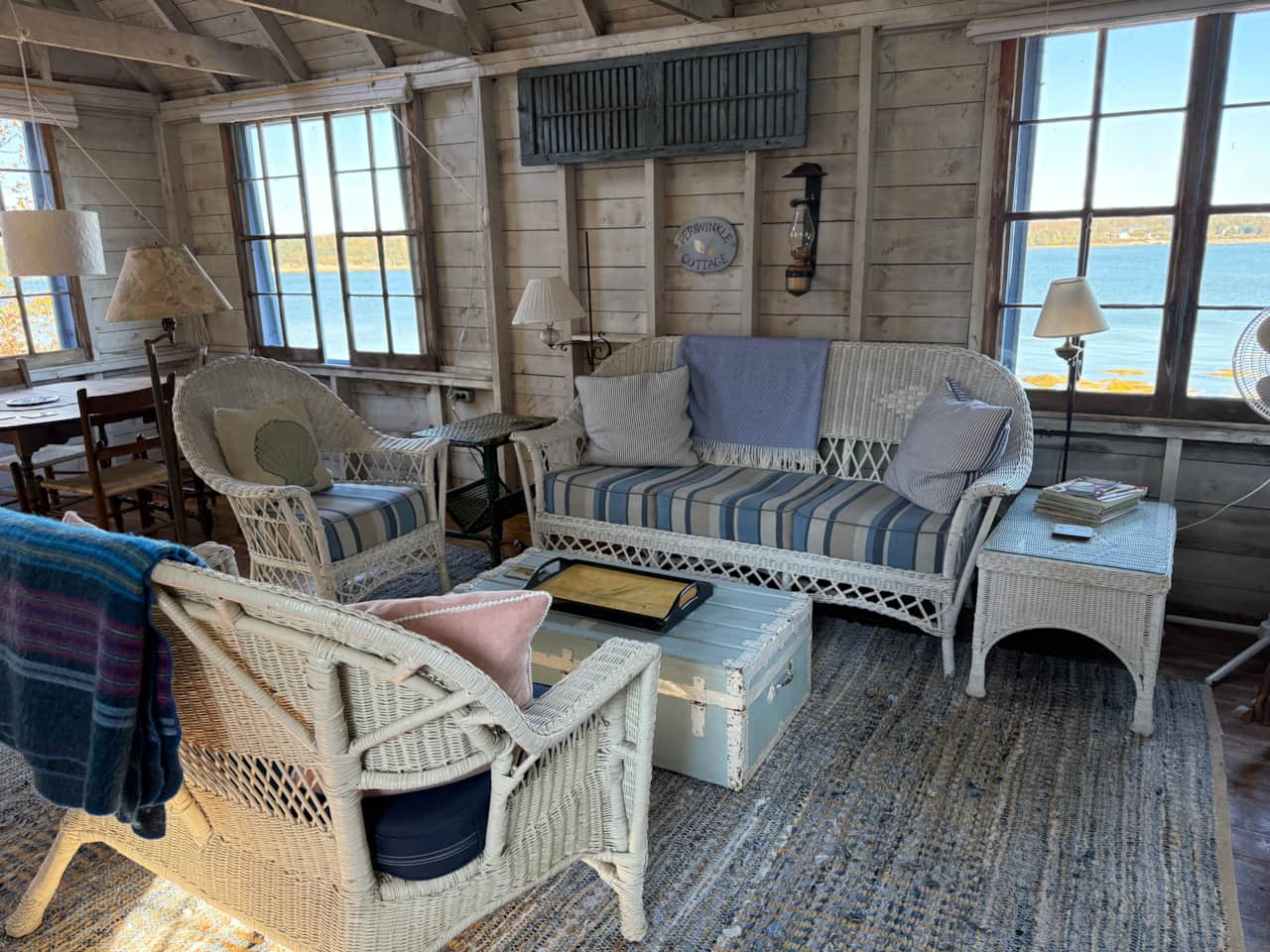 Man seating area