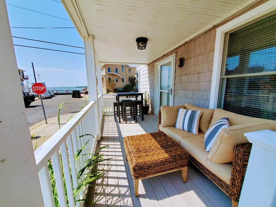 Water view and sunset deck
