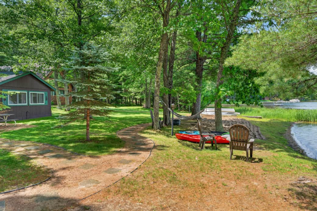 Backyard area