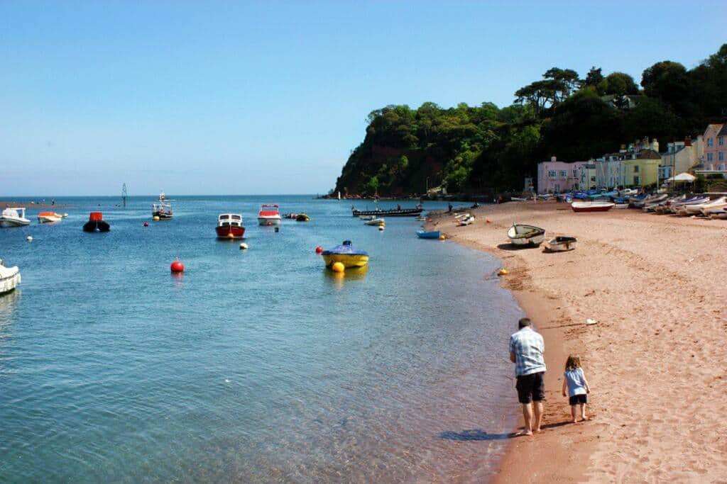 Shaldon beach and The Ness