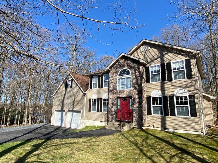 Gorgeous Lakefront Colonial exterior