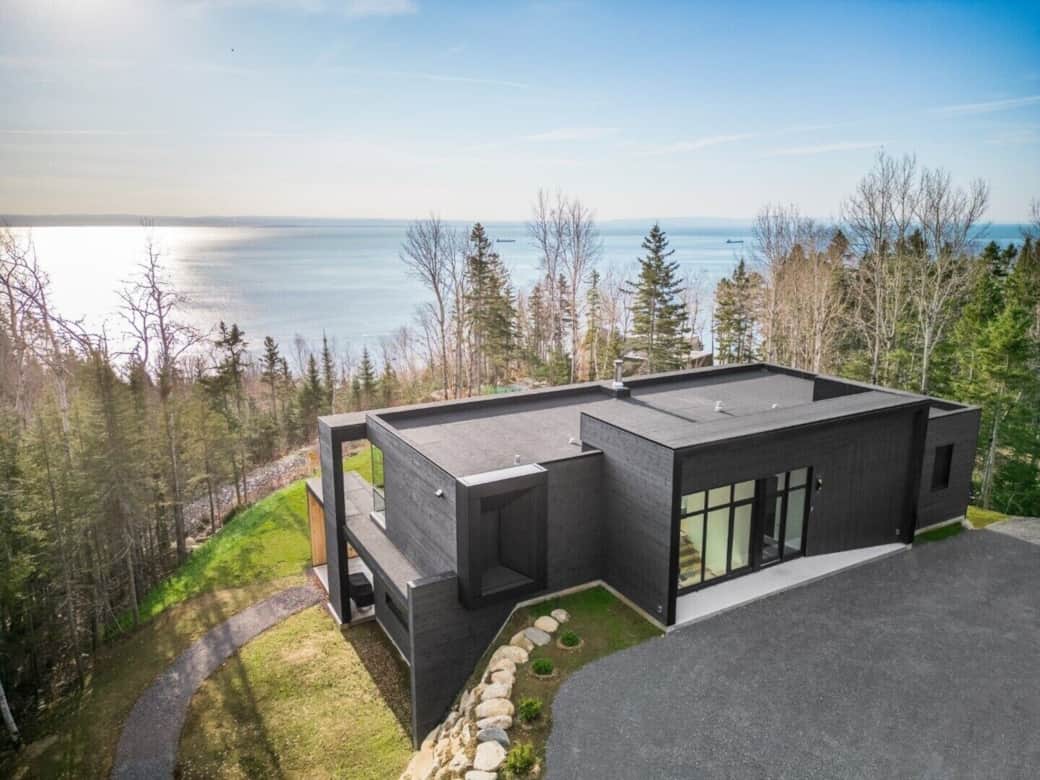 Charlevoix Chalets Le Ruisseau Exterior Aerial 05