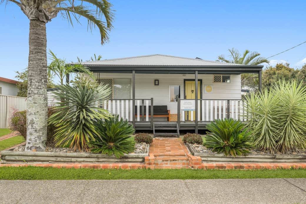 The cottage view from the street