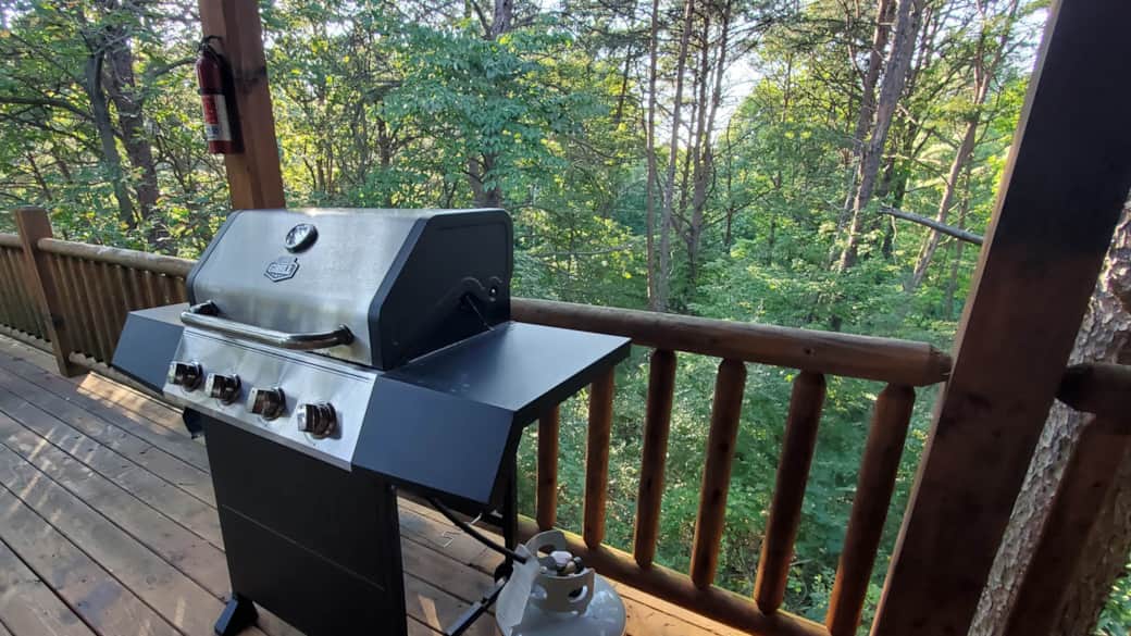 BBQ Grill on Main Wrap Around Deck