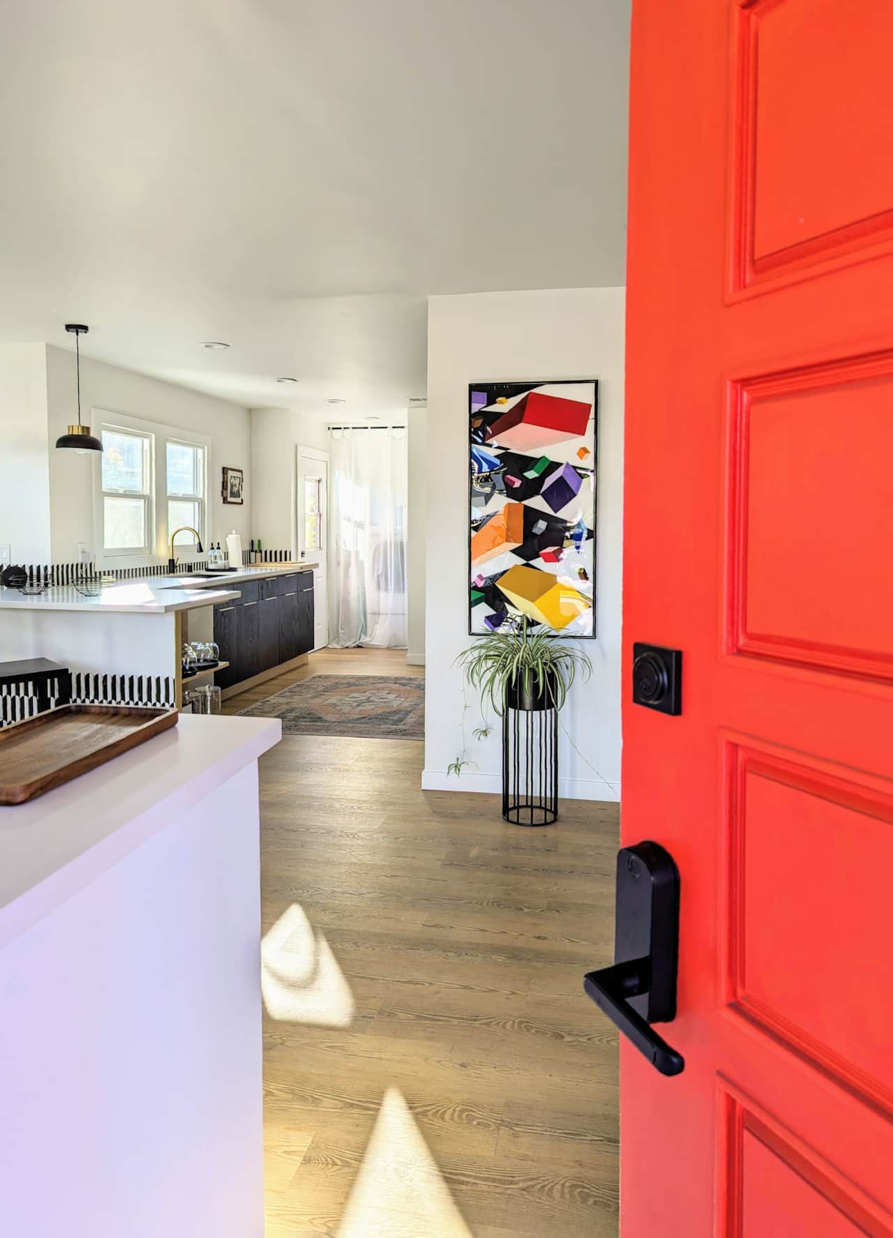 Potomac Palms front door opening