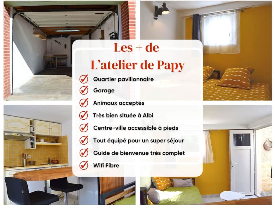 Les principaux plus de notre studio L'atelier de Papy Les principaux plus de notre studio L'atelier de Papy