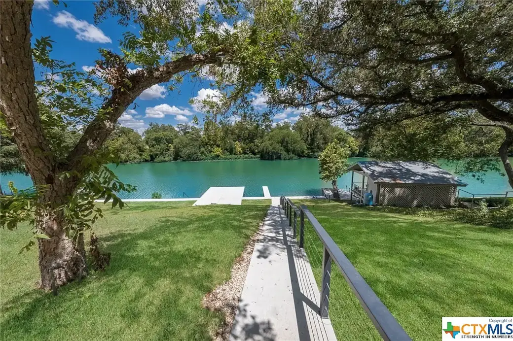 Pathway to river and dock