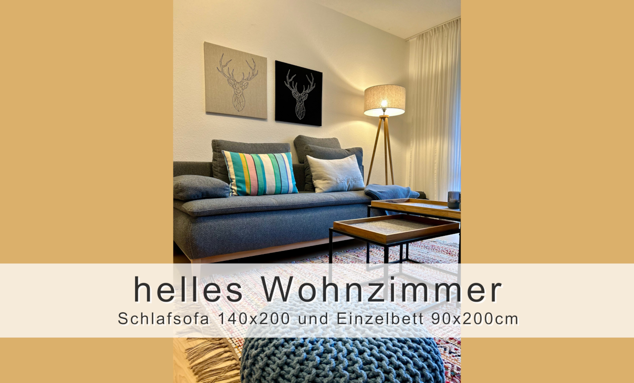 Das großzügige Wohnzimmer lädt DICH zum entspannen ein!
