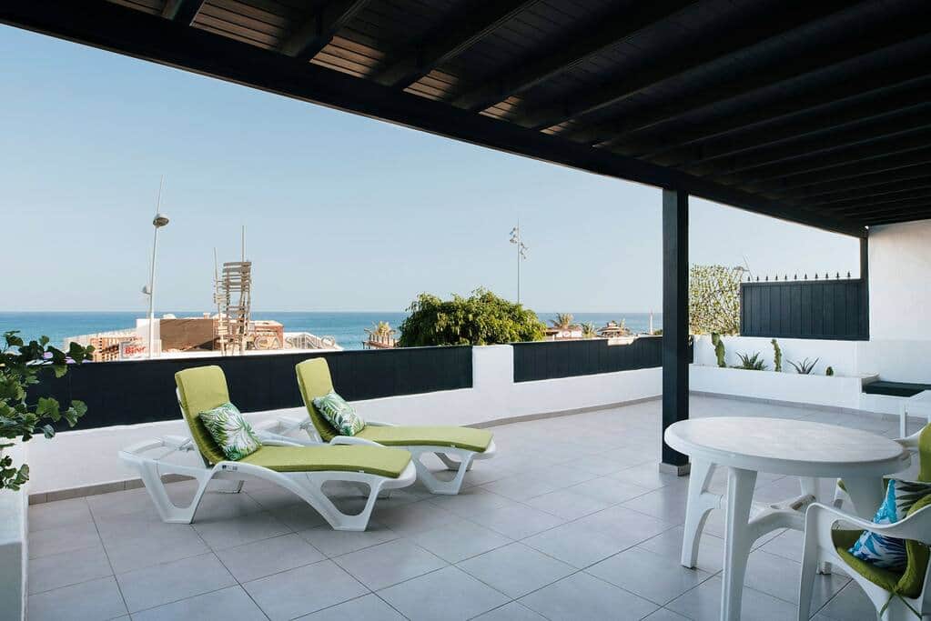 terazza con vistas al mar