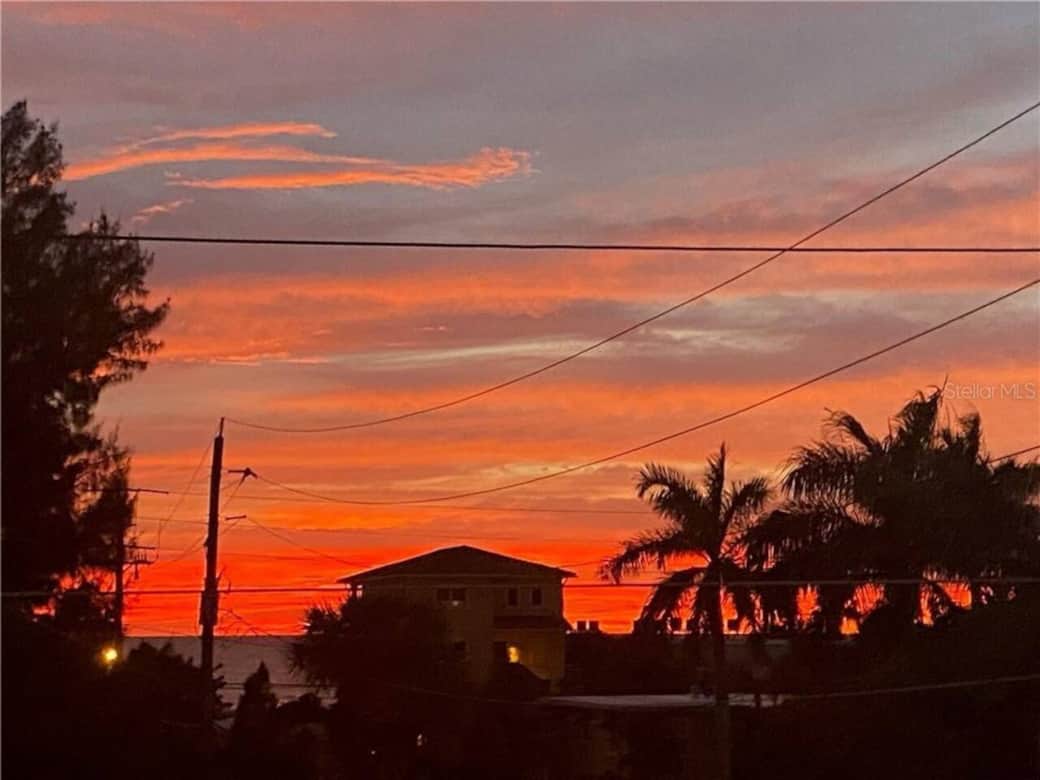 Beautiful sunsets from the front deck!