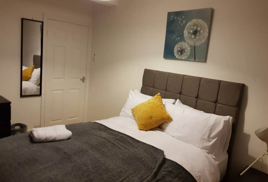 Bedroom 1 at Goswick Avenue Newcastle Short Stay Serviced Apartment