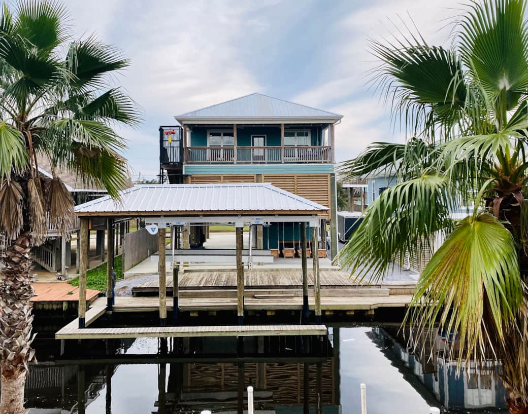 House from canal view