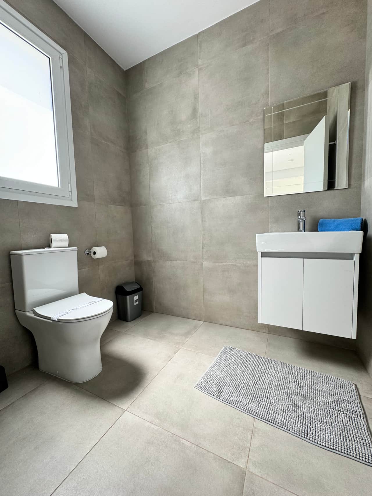 Toilet with bathroom