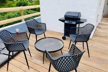 outdoor terrace with barbecue outdoor terrace with barbecue