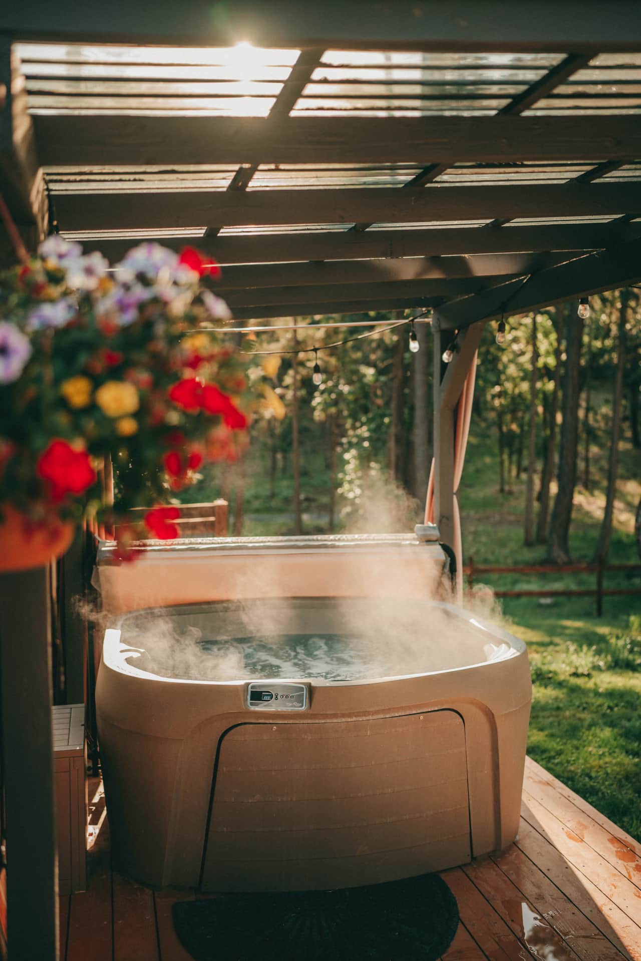 hottub at the cottage 