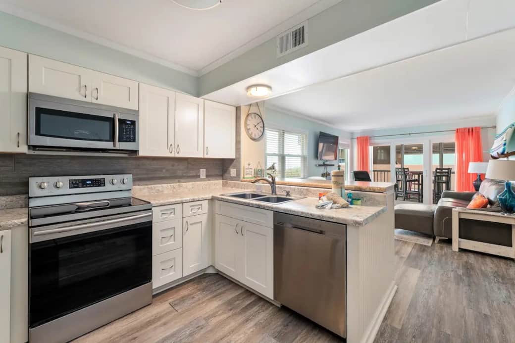 Well-stocked kitchen