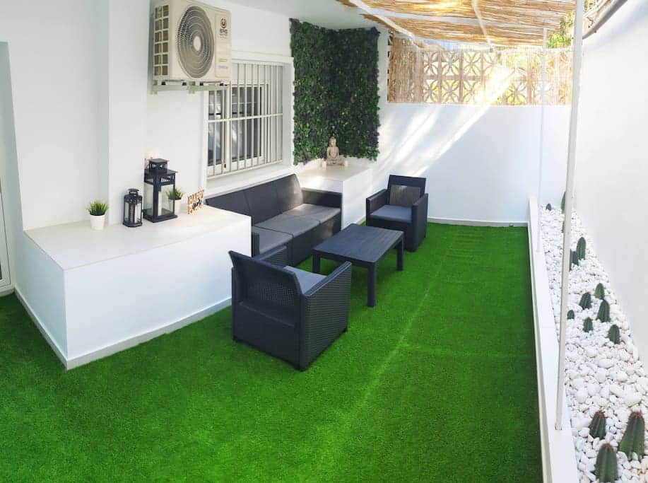 patio exterior con zona chill out patio exterior con zona chill out