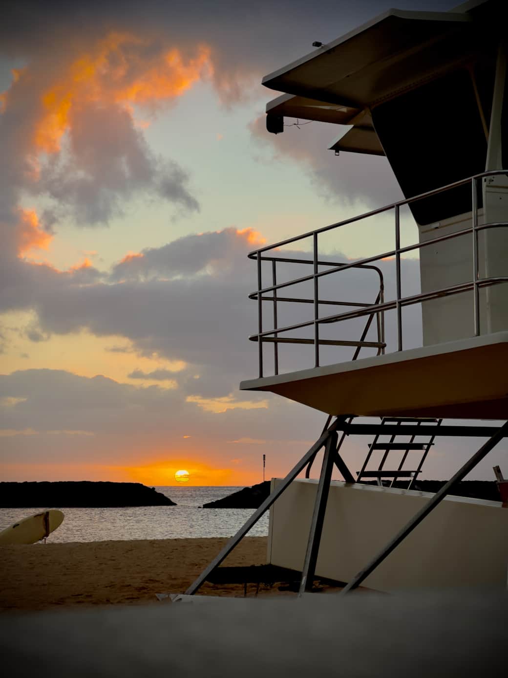 Sunset from Magic Island (10 minute Walk)