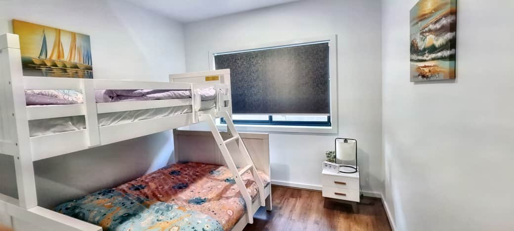 Bedroom 4 with bunk bed, bottom one double and single at top Bedroom 4 with bunk bed, bottom one double and single at top