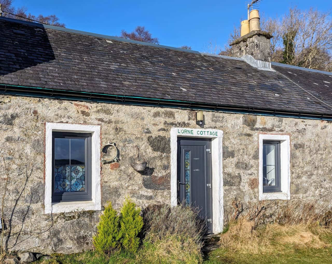 Front of the cottage