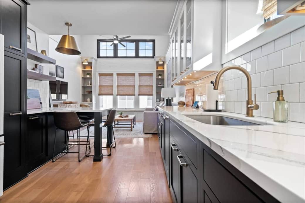 Start your day at the coffee station — Keurig, drip, or French press featuring local coffee (regular and decaf), tea, creamer, sugar and sweetener. We take coffee very seriously!