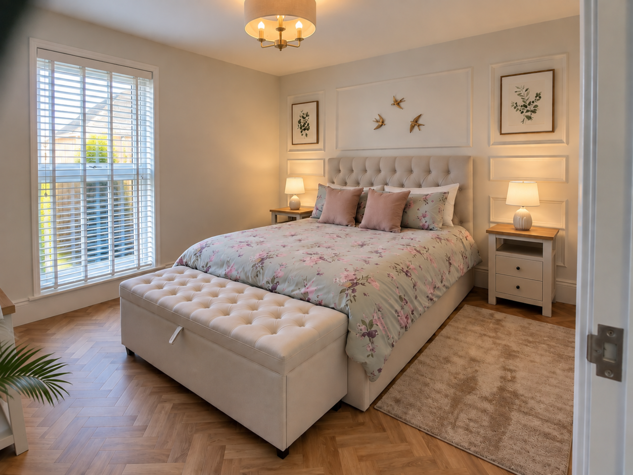 Master Bedroom with Kingsize Bed