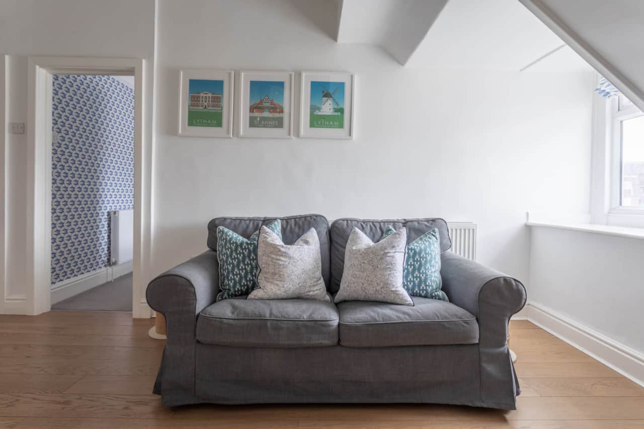 Retreat to the sofa after a day of exploring the Fylde Coast.