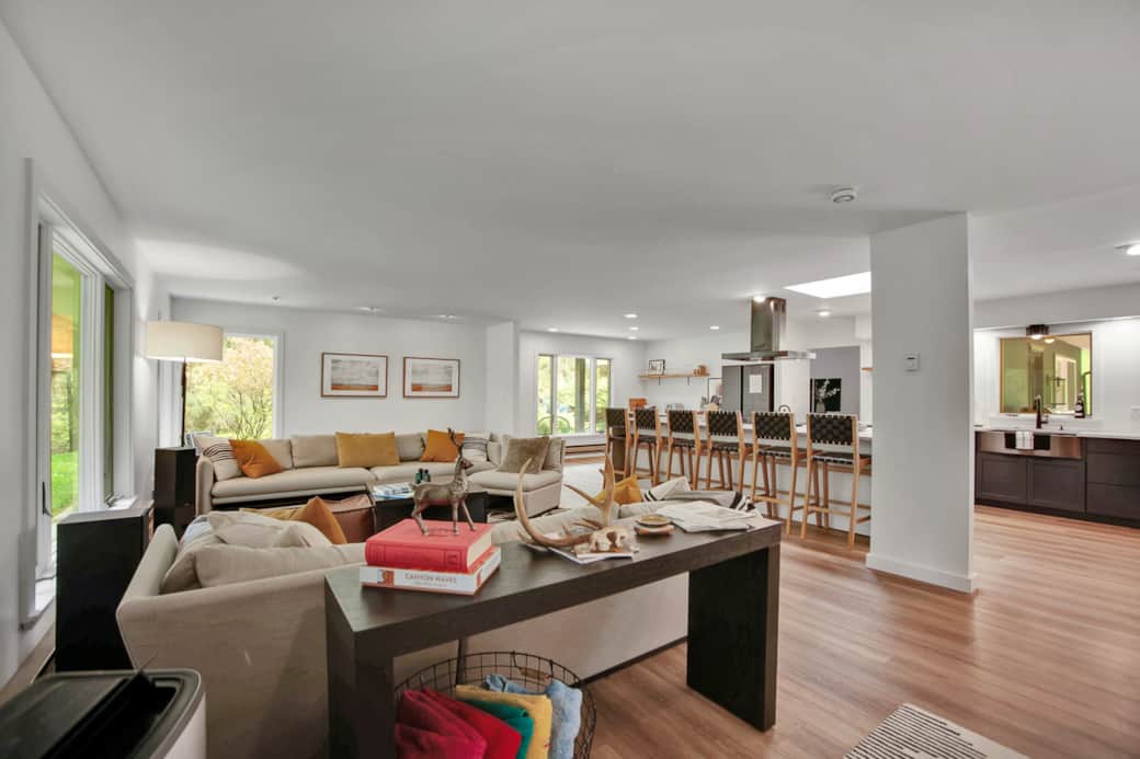 Large, open living area. 
