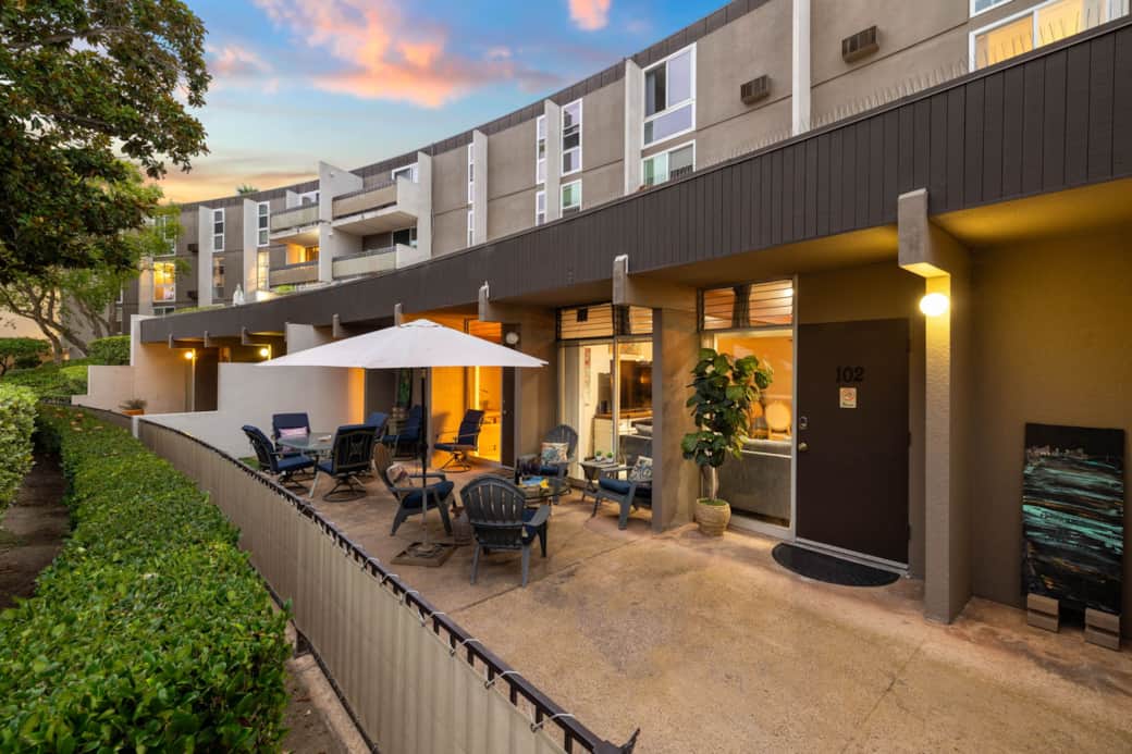 Patio w/ Outdoor seating Area -  Private Patio w/ Outdoor seating Area -  Private