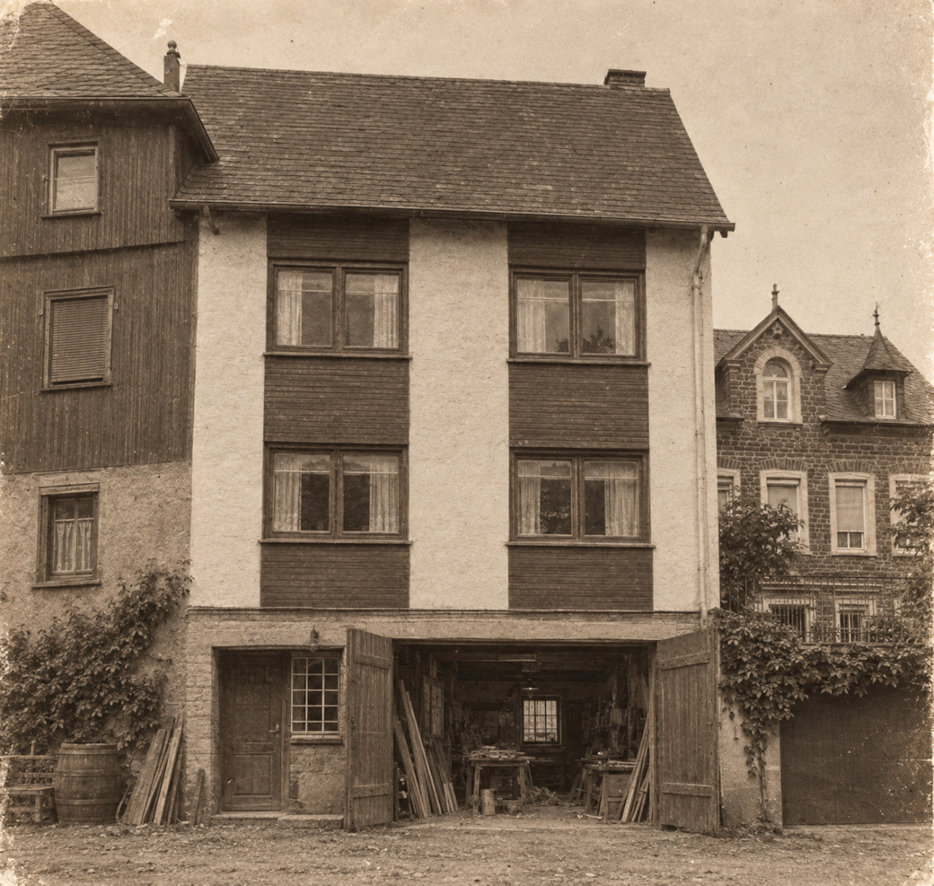 Historische Aufnahme unseres Hauses