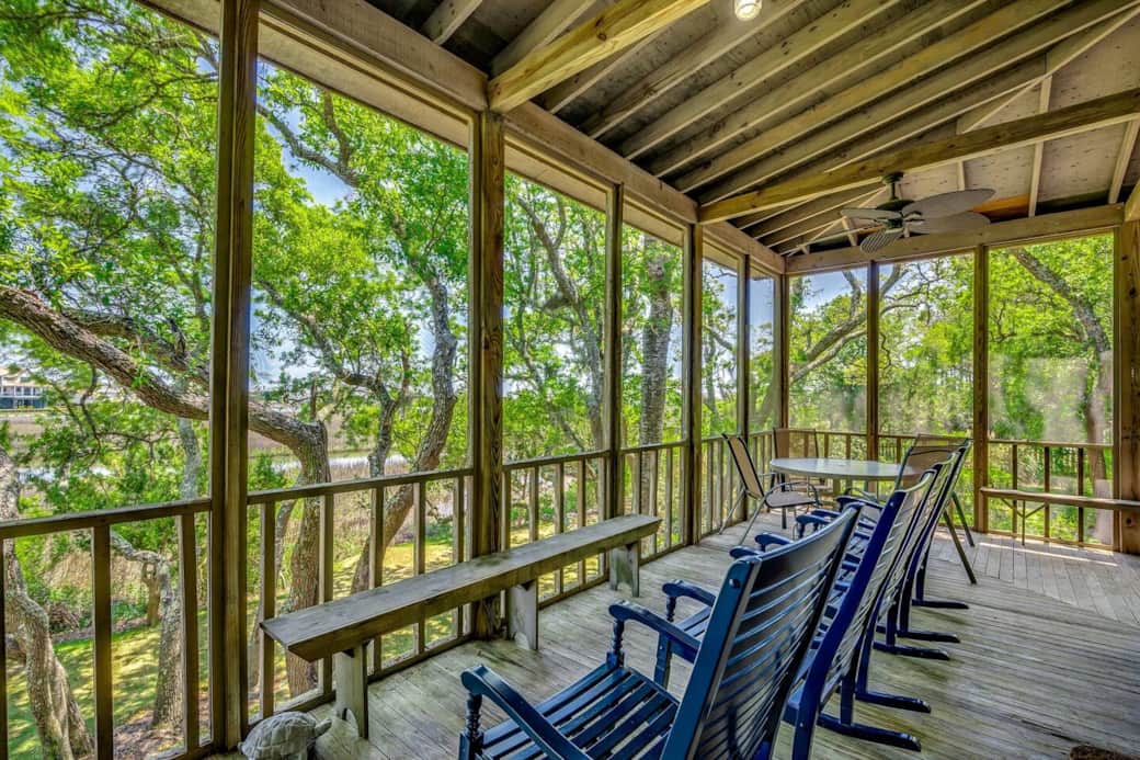 Screened porch