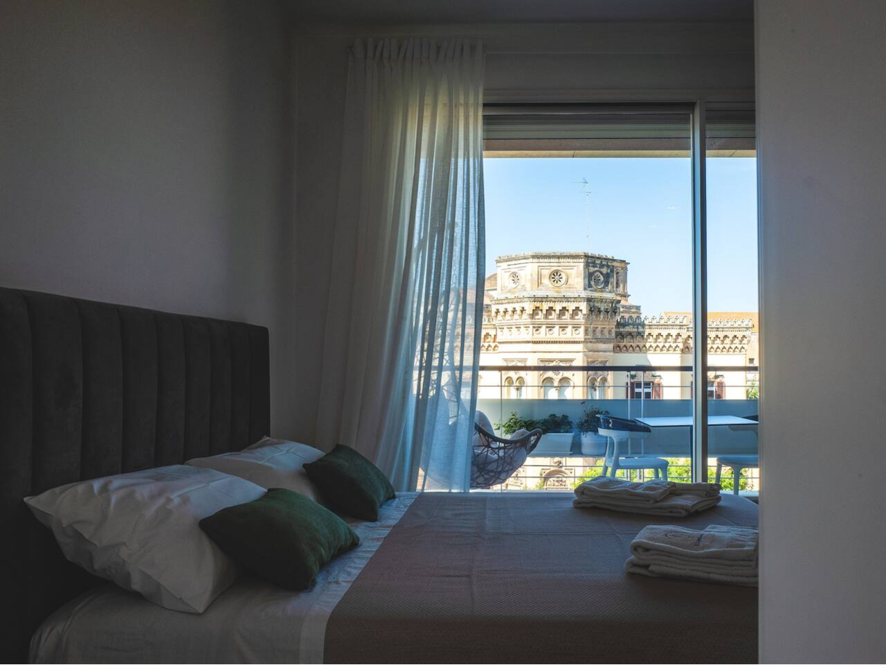 Master bedroom with panoramic view