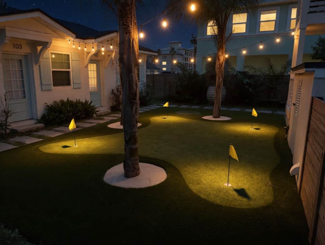 Outlook- Putting Green at night 6-1-26