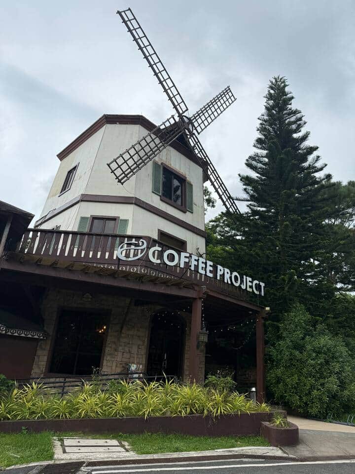 coffee project at the main entrance of crosswinds community