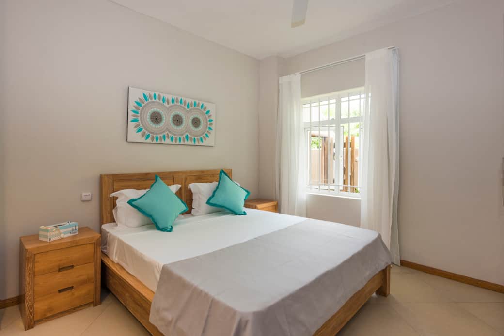 Bedroom 1 with double bed
