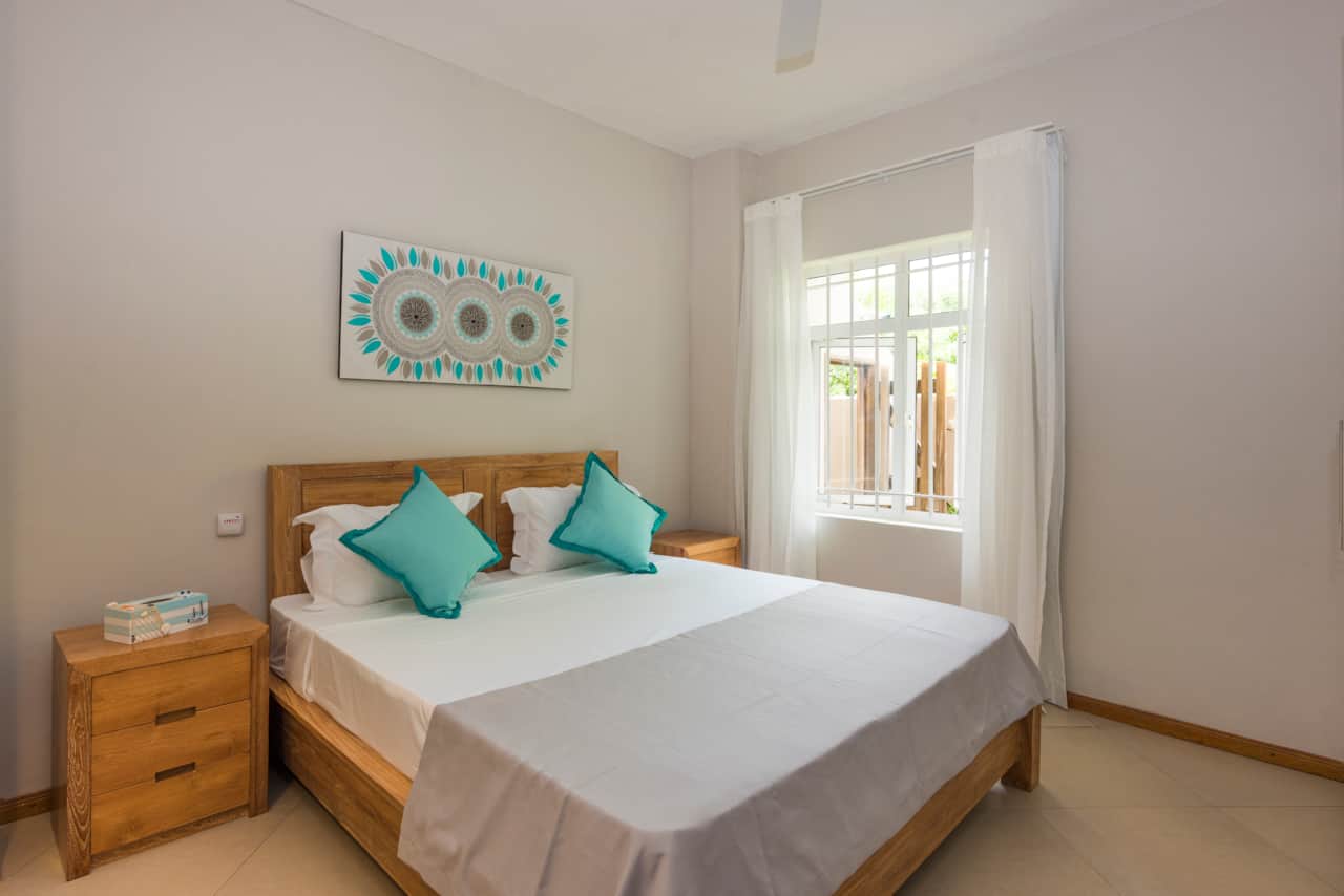 Bedroom 1 with double bed