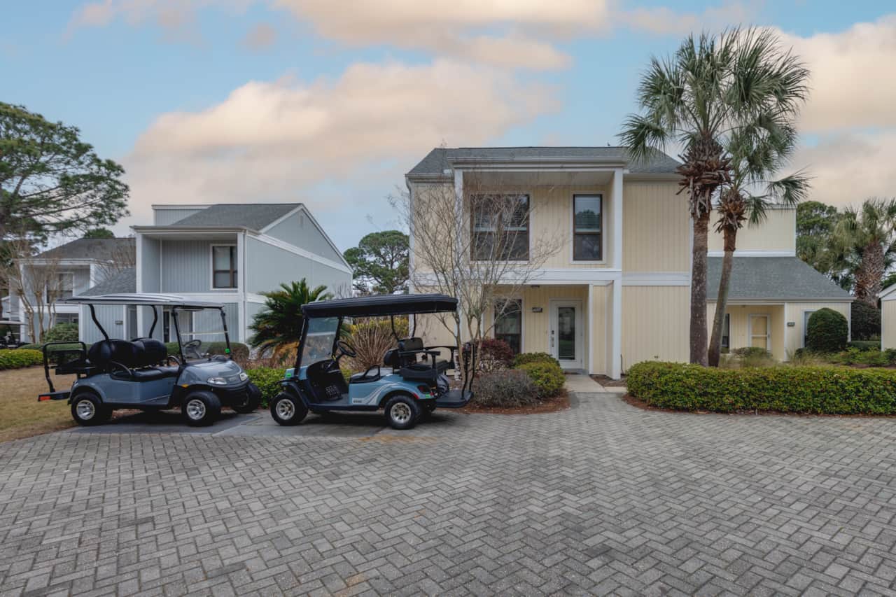 Two golf carts are included with your stay!