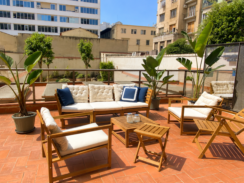 Private terrace barcelona eixample