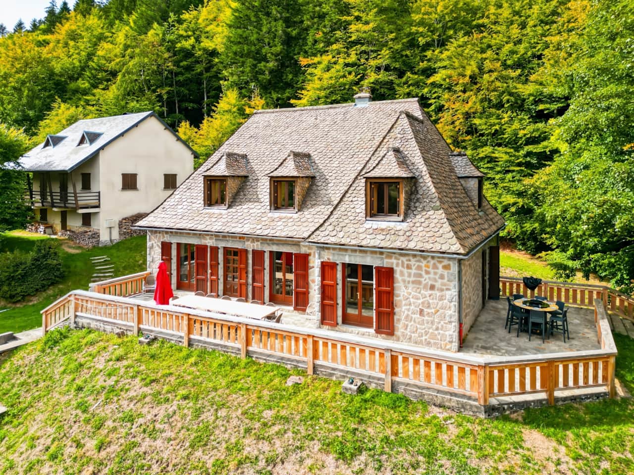 Vu en hauteur sur le logement 