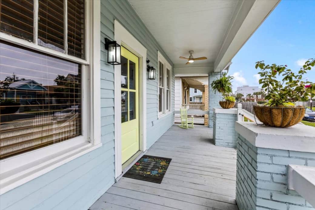 Catch the ocean breeze on the front porch