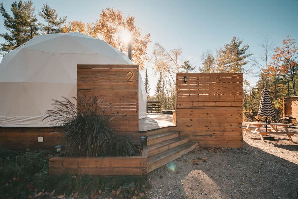 Photo inspiration: Lake View Luxury Geodesic Dome 2 Photo Inspiration
