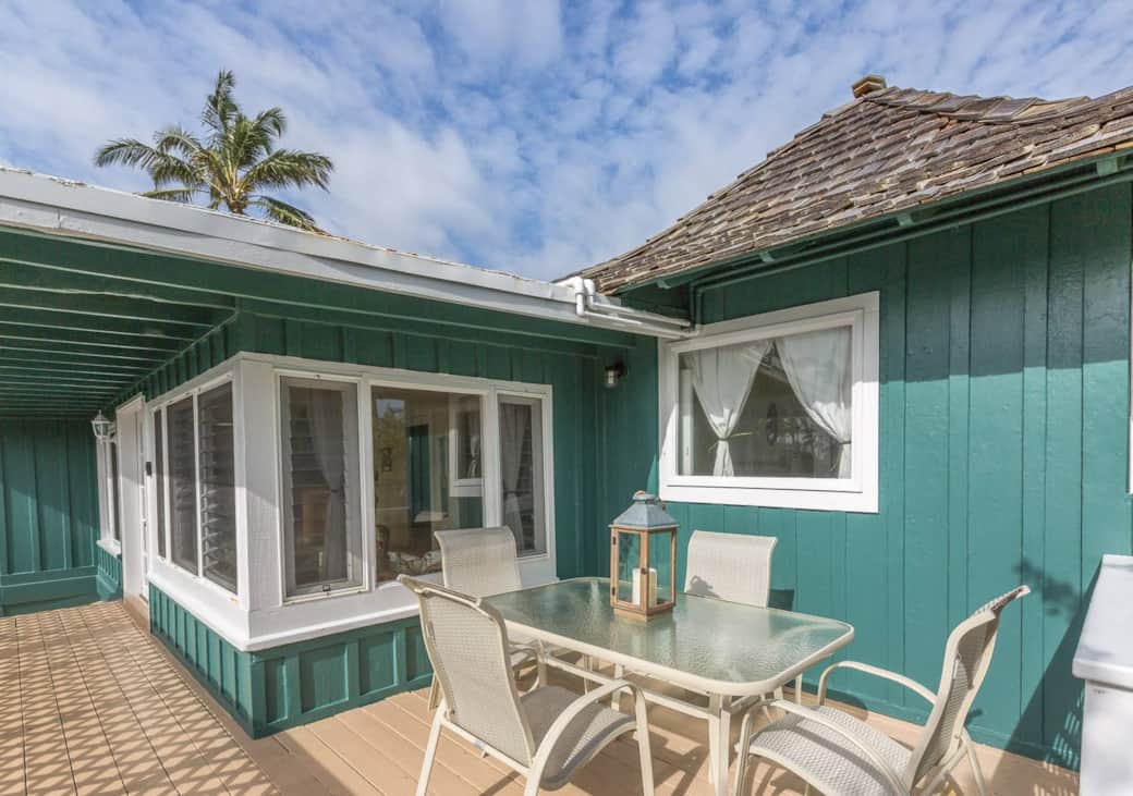 Beachfront Plantation Cottage- Beach Deck