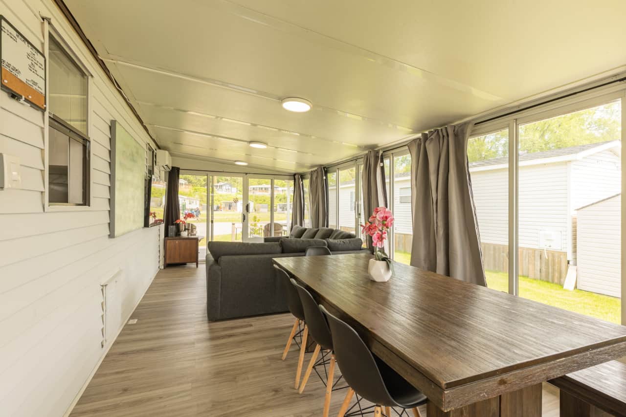 Living area and Interior Dining