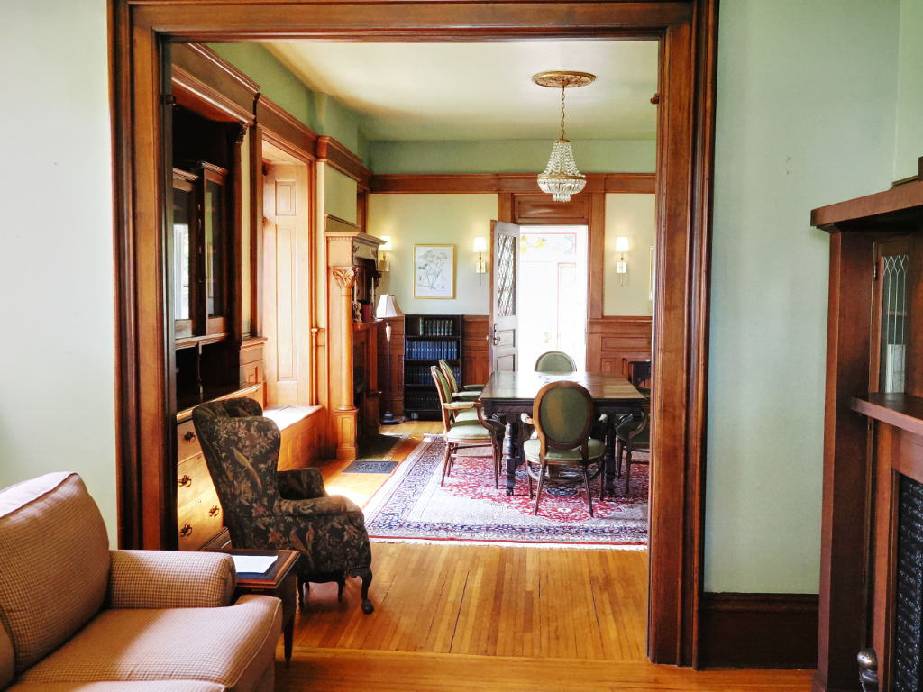 Living and dining rooms