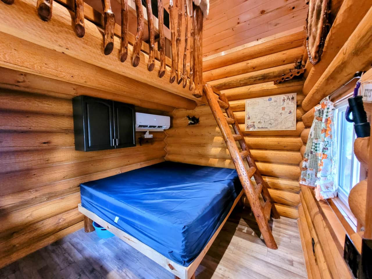 King bed downstairs